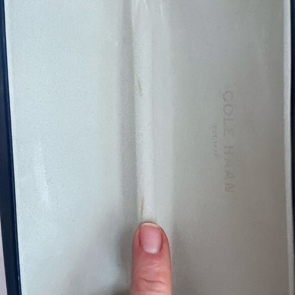 COLE HAAN NAVY BLUE HARD SIDE CLAM SHELL GLASSES SUNGLASSES CASE - Picture 12 of 13